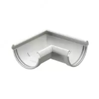 Угол желоба Docke LUX 90˚ (пломбир)