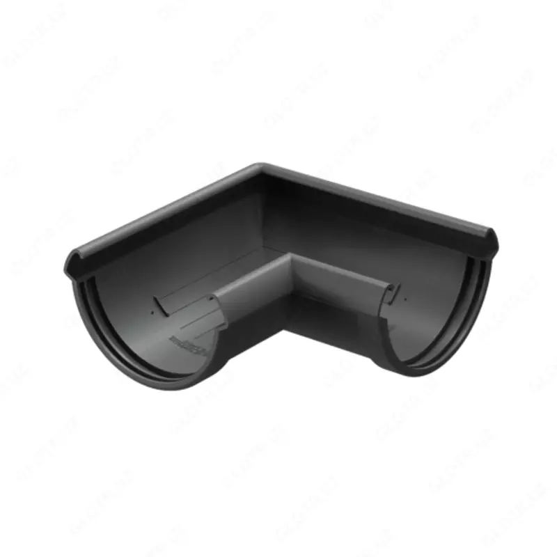 Угол желоба Docke LUX 90˚ (графит)