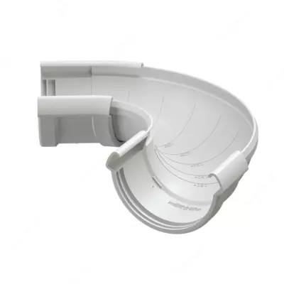 Регулируемый угол желоба LUX Docke (пломбир)