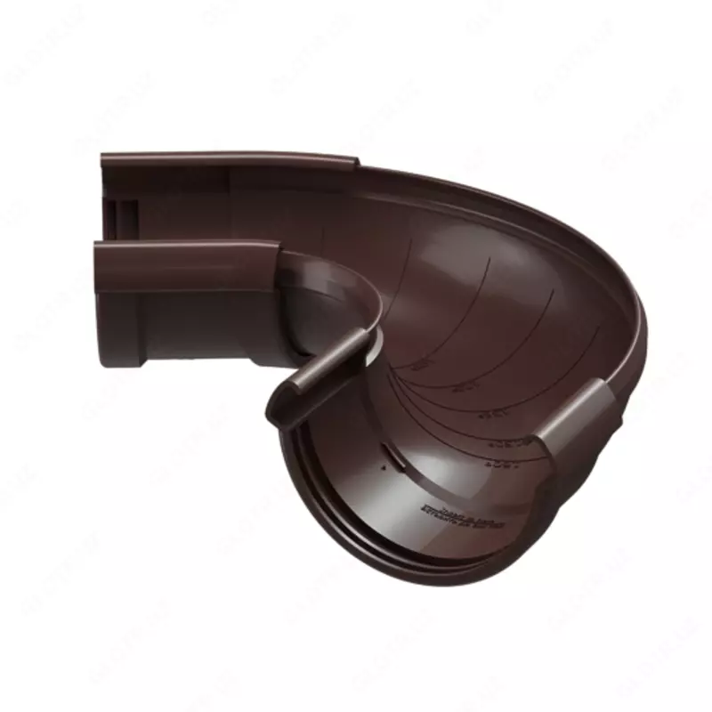 Регулируемый угол желоба LUX Docke (шоколад)