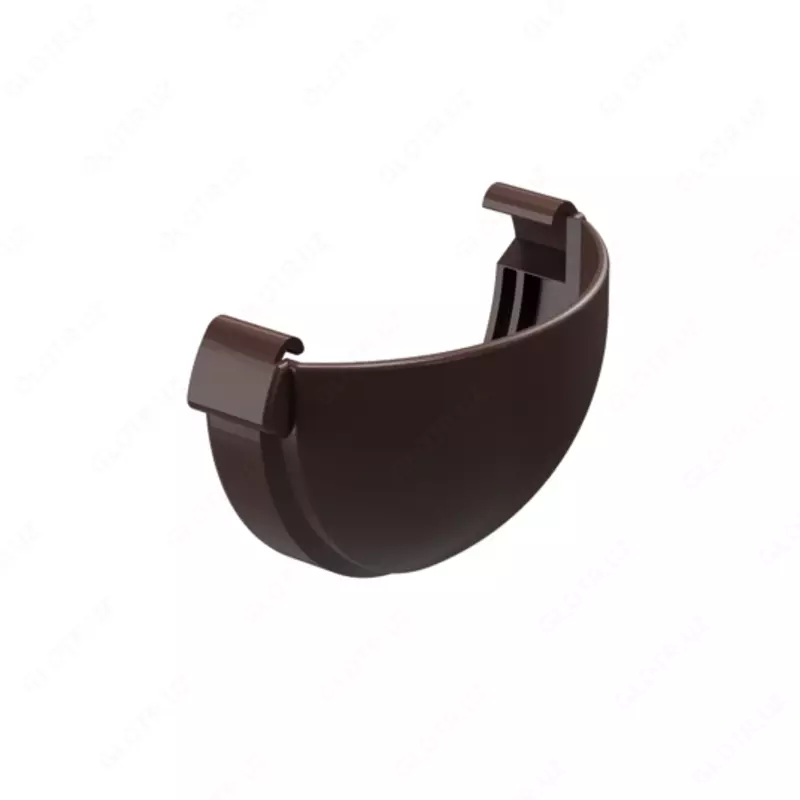 Заглушка желоба Lux — герметичность и защита от перелива (шоколад)