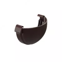 Заглушка желоба Lux — герметичность и защита от перелива (шоколад)