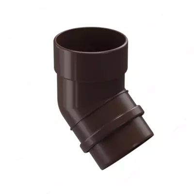 Колено водосточной трубы Docke LUX 45° (Шоколад)
