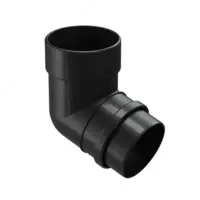 Колено водосточной трубы Docke LUX 72° (карбон)