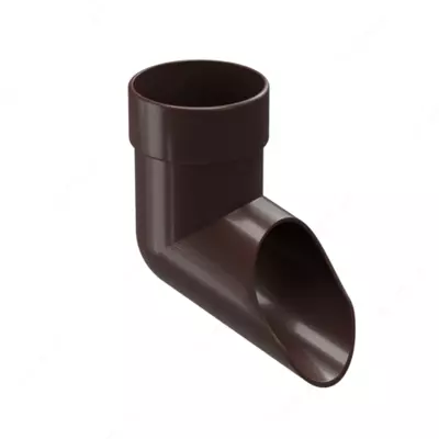 Наконечник водосточной трубы LUX, Шоколад