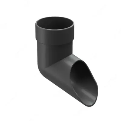 Наконечник водосточной трубы LUX, Графит