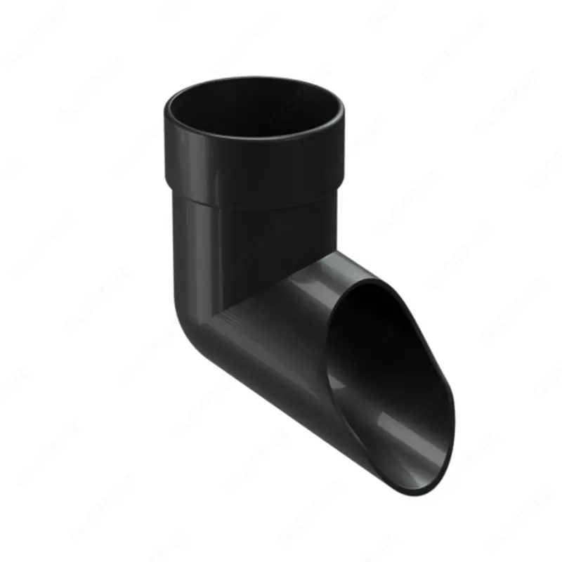 Наконечник водосточной трубы LUX, Карбон