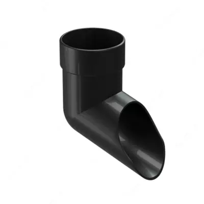 Наконечник водосточной трубы LUX, Карбон