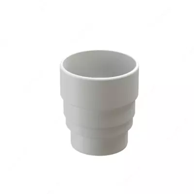 Переходник для водостока Docke LUX/PREMIUM, цвет «Пломбир»