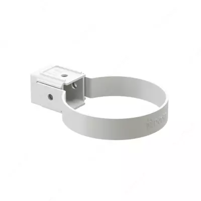 Универсальный хомут для водосточной трубы Standard (Белый)