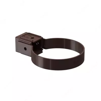 Универсальный хомут для водосточной трубы Standard (тёмно-коричневый)