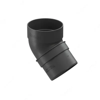 Колено водосточное 45˚ Docke Standard (Серый)