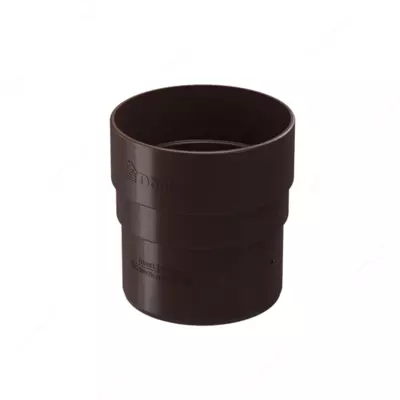 Муфта соединительная для водостока Docke Standard, тёмно-коричневый
