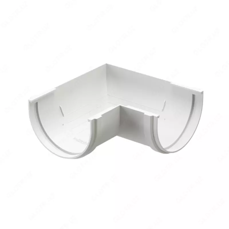 Универсальный угол желоба 90° Docke Standard (белый)
