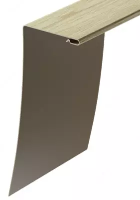 Универсальный околооконный профиль 89/254 мм, рябина