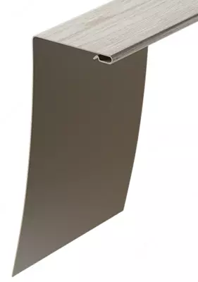 Универсальный околооконный профиль 89/254 мм, орех