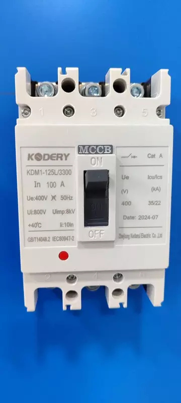 Автоматический выключатель KDM1-125L/3300 100A