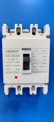 Выключатель автоматический KDM1-125L/3300 200A