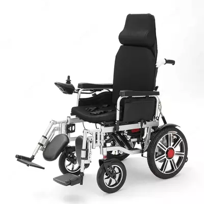 Nogironlar aravachasi elektr aravachasi qora rangda