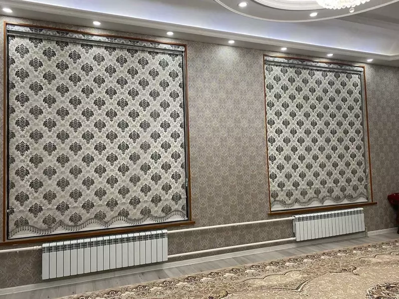 Жалюзи ролло шторы двойные