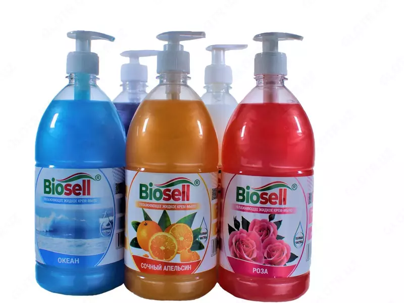 Жидкое крем-мыло объемом 1 литр