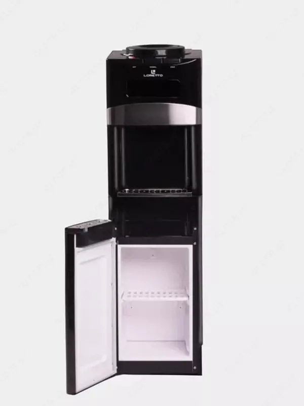 Напольный кулер для воды (компрессорный) "Loretto" LD-101 BL (Черный/серебристый) - 1 722 705.1 сум