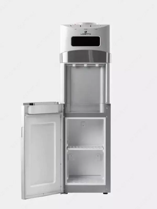 1 722 705.1 сум Напольный кулер для воды (компрессорный) "Loretto" LD-101S (Cеребристый/черный)