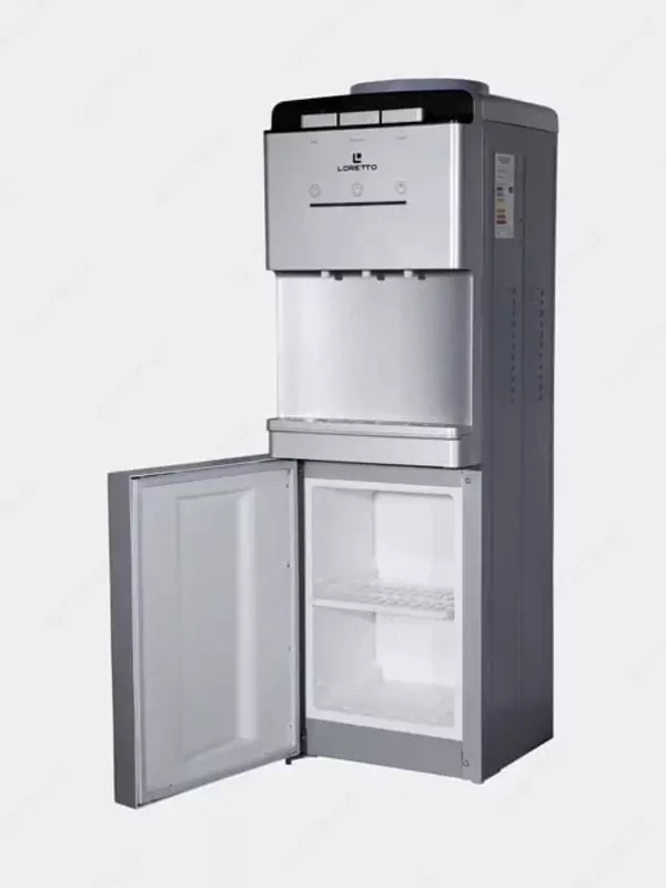 Напольный кулер для воды (компрессорный) "Loretto" LD-103S (Серебристый) - 1 399 697.9 сум