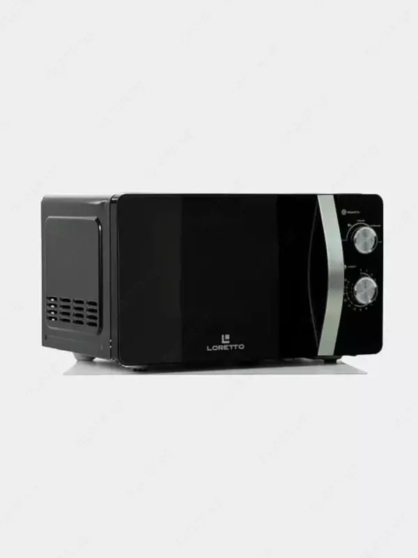 Mikroto'lqinli pech (20 l) "Loretto" LM-2102BL/S (qora/kumush) - 992 948.1 so'm