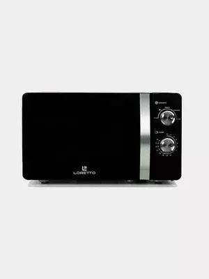 992 948.1 сум / комплект Микроволновая печь (20 л) "Loretto" LM-2102 BL/S (Черная/серебристая)