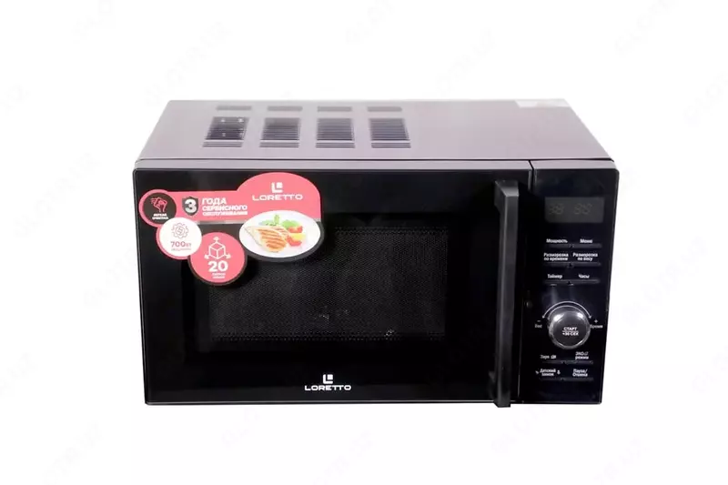 Микроволновая печь (20 л) "Loretto" LM-2106BL (Черная) Только в розницу