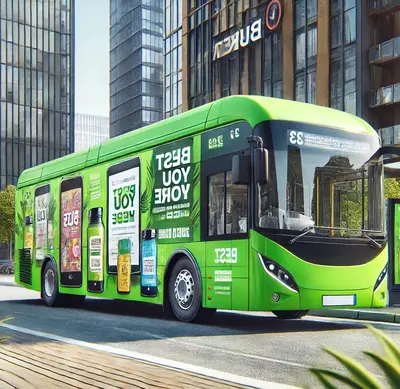 Реклама на автобусах в Термез