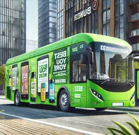 Реклама на автобусах в Карши