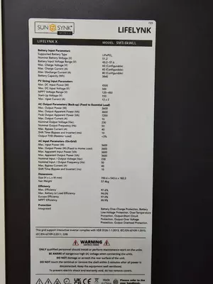 Гибридный инвертор Lifelynk от бренда ''SunSynk'' - от 10 000 000 сум / шт.