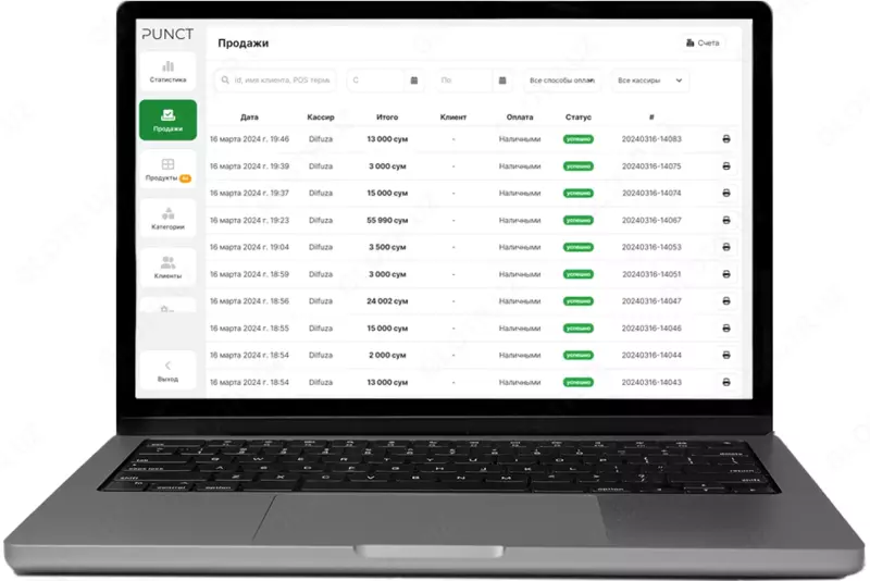PUNCT - программа автоматизации продаж и для кассы магазина