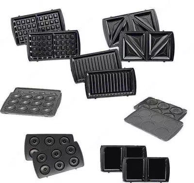 Вафельница 7 в 1 "SONIFER" SF 6144, 1400W (Стальной/черный)