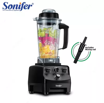 Электрический блендер "SONIFER" SF-8114, 1200W (Стальной/черный)