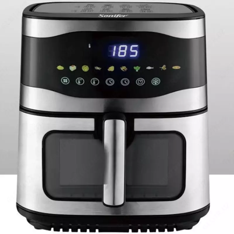 Аэрогриль "SONIFER" SF-1041, 1800W 9 л (Серебристый/черный)