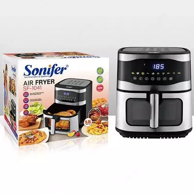 Havo panjarasi "SONIFER" SF-1041, 1800W 9 l (kumush/qora)