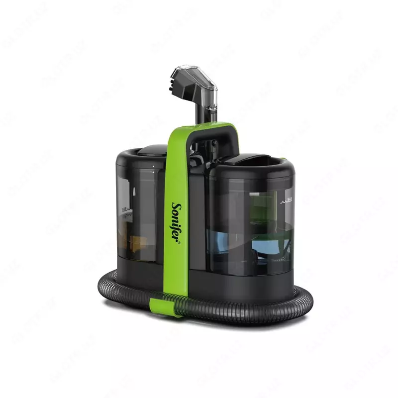 Моющий пылесос "SONIFER" SF-2251, 450W, 0.8 л (Черный/зеленый)