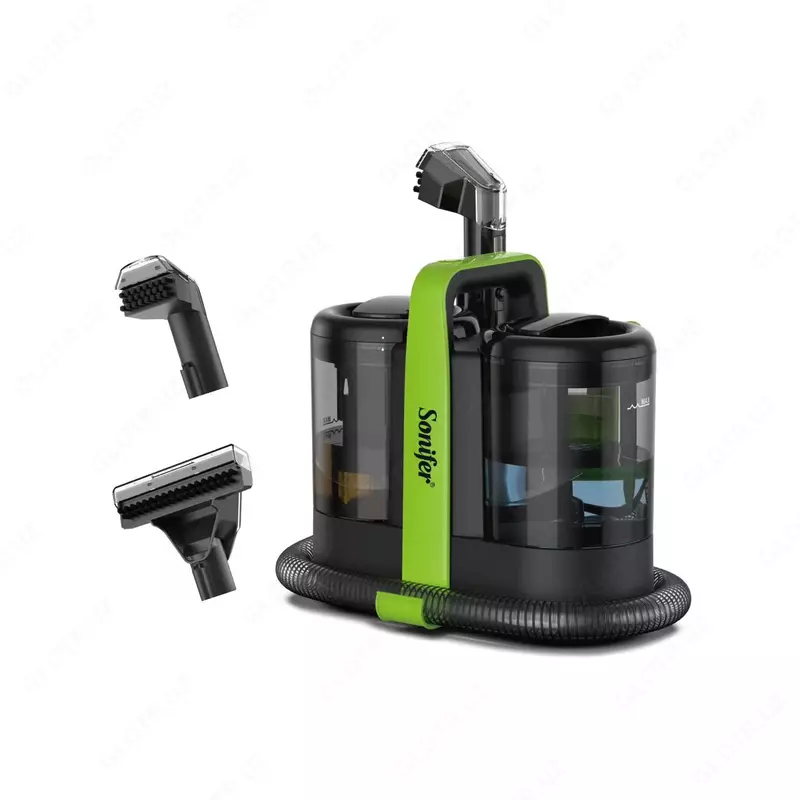Моющий пылесос "SONIFER" SF-2251, 450W, 0.8 л (Черный/зеленый)