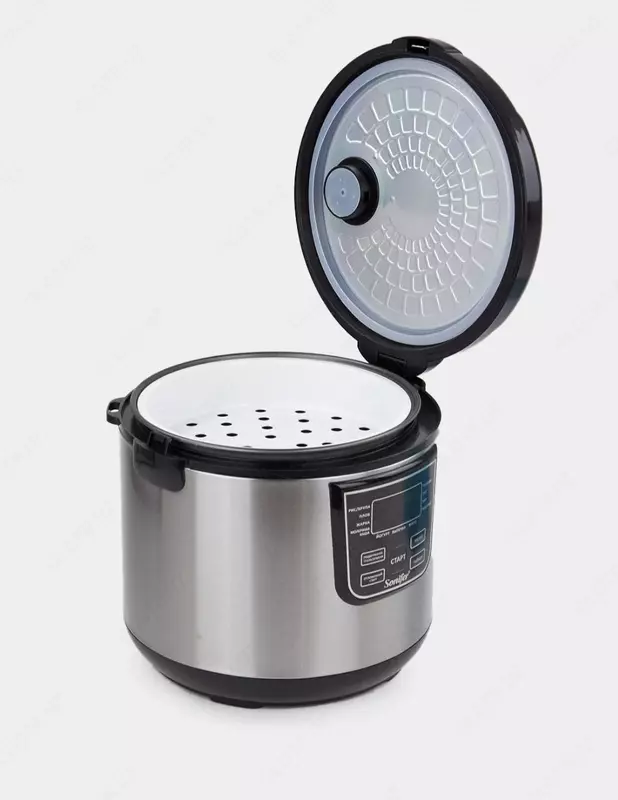 Мультиварка "SONIFER" SF-4012, 900W, объем 5 л (Стальной/черный)
