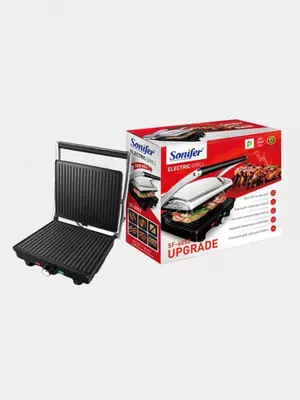Тостер - гриль "SONIFER" SF-6052, 2000W (Стальной/черный)