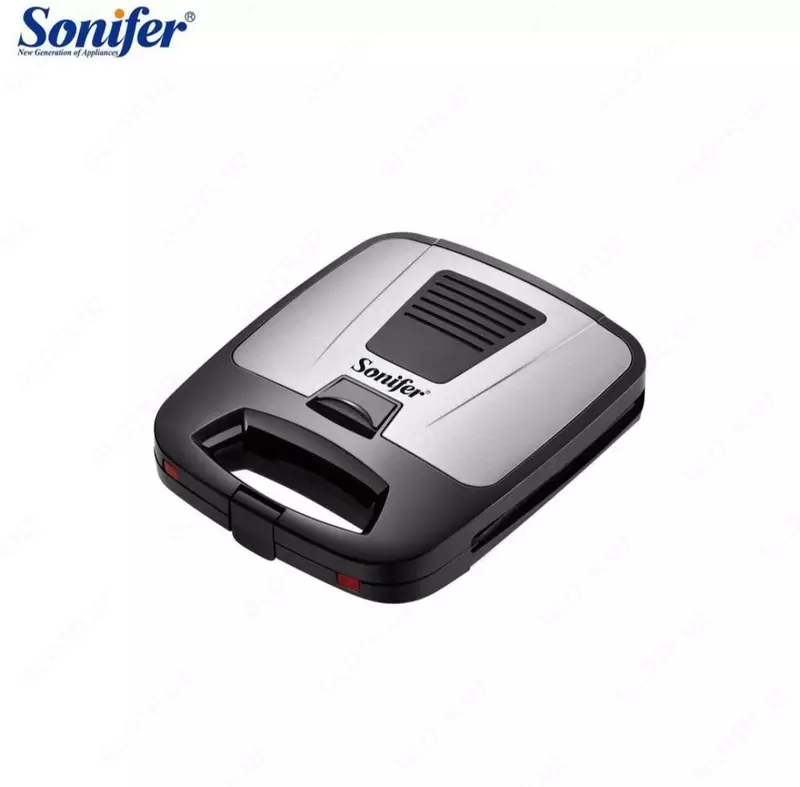 Вафельница 3 в 1 "SONIFER" SF 6163, 1200W (Стальной/черный)