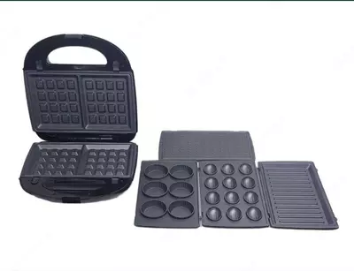 Тостер - сендвичница 5 в 1 "SONIFER" SF-6170, 750W (Стальной/черный)