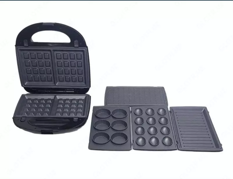 Тостер - сендвичница 5 в 1 "SONIFER" SF-6170, 750W (Стальной/черный)