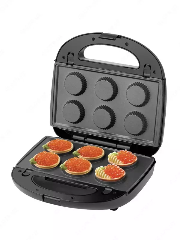 Тостер - сендвичница 5 в 1 "SONIFER" SF-6170, 750W (Стальной/черный)