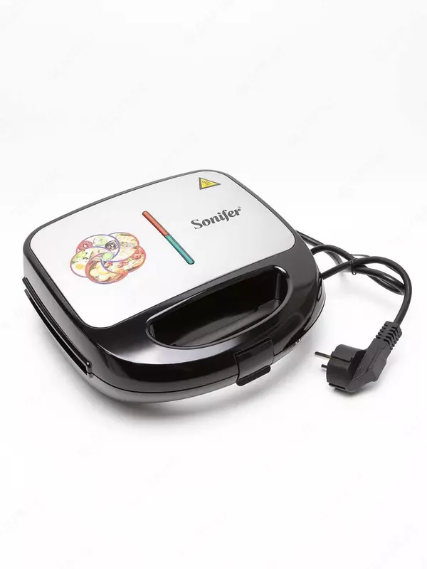 Тостер - сендвичница 5 в 1 "SONIFER" SF-6154, 750W (Стальной/черный)