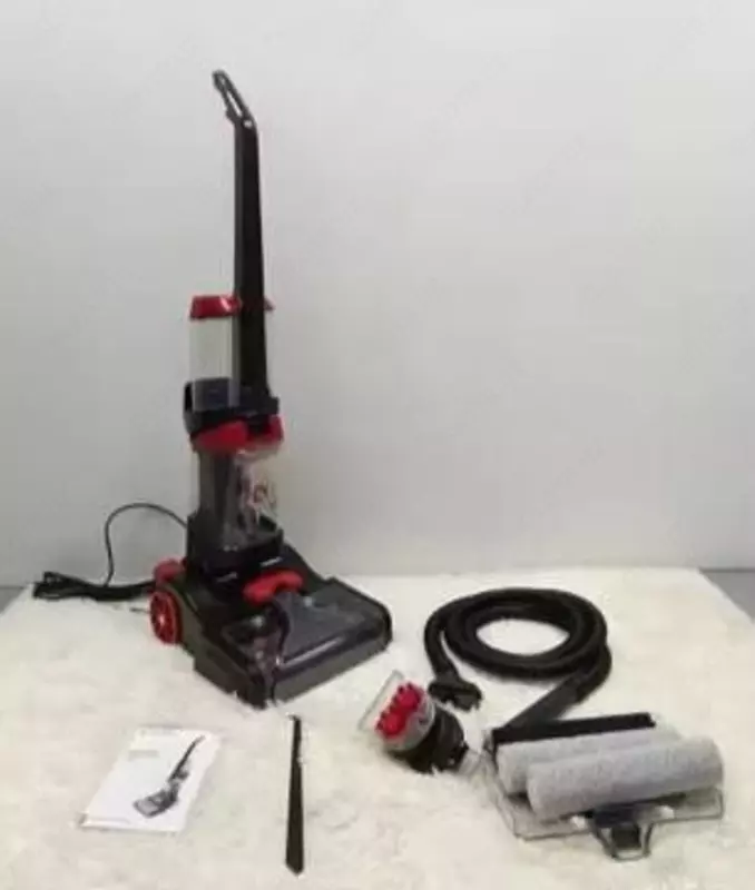 Моющий пылесос 3 в 1 "COMPASS" DC390, 14KPA, 800 W (Черный/красный)