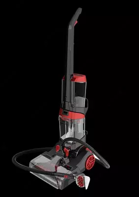 Моющий пылесос 3 в 1 "COMPASS" DC390, 14KPA, 800 W (Черный/красный)
